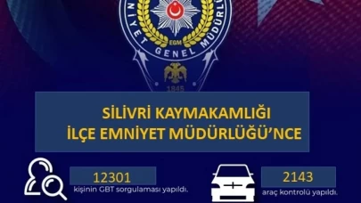 Silivri İlçe Emniyet Müdürlüğü'nden Başarılı Denetimler